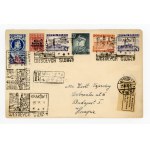 Letter from Krakow to Budapest, 1937. foreign exchange control (913)