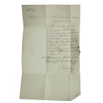 Letter from Tuste to Lviv, 1859 (870)