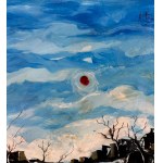 Antonio Bertè, Landscape with characters - Antonio Bertè