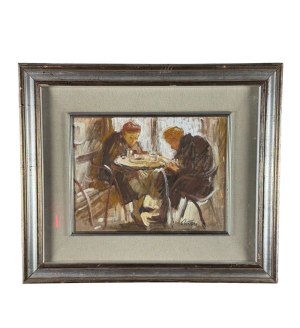 ANTONIO ASTURI, Figures at a Bar - ANTONIO ASTURI