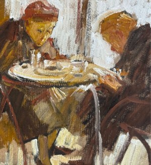 ANTONIO ASTURI, Figures at a Bar - ANTONIO ASTURI