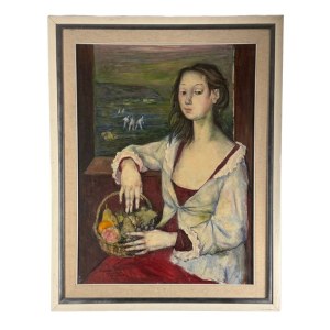 Giuseppe Ciavolino, Woman at the window - Giuseppe Ciavolino
