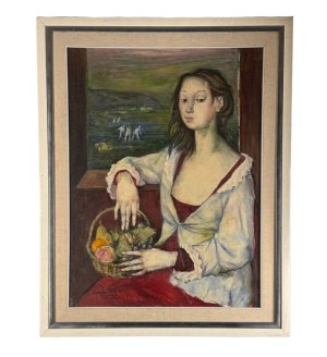 Giuseppe Ciavolino, Woman at the window - Giuseppe Ciavolino