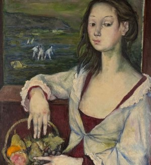 Giuseppe Ciavolino, Woman at the window - Giuseppe Ciavolino