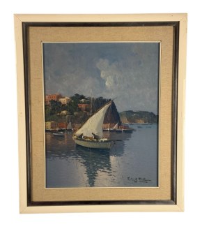 FORTUNATO FONTANA, Neapolitan seascape - FORTUNATO FONTANA