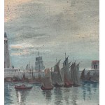 Stecchi, Seascape with Lighthouse - Stecchi