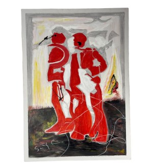 SCUOLA ITALIANA, Two figures