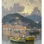 FORTUNATO FONTANA, Seascape with Boats - FORTUNATO FONTANA
