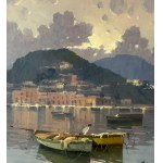 FORTUNATO FONTANA, Seascape with Boats - FORTUNATO FONTANA