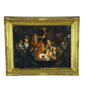 SCUOLA EUROPEA, Interior Scene with Figures