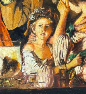 SCUOLA EUROPEA, Interior Scene with Figures