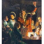 SCUOLA EUROPEA, Interior Scene with Figures