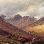 ANONIMO, Landscape with a flock of sheep