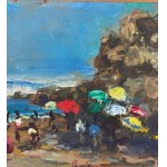 R.CARIGNANI, Neapolitan seascape - R. CARIGNANI