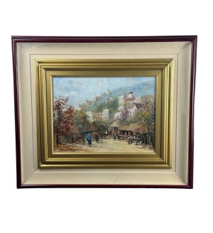 EUGENIO MAGNO, Market scene - Eugenio Magno (1944)