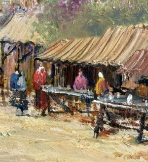 EUGENIO MAGNO, Market scene - Eugenio Magno (1944)