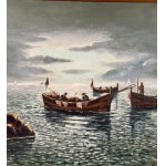 UNIDENTIFIED SIGNATURE, Fishermen in a boat