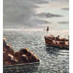 UNIDENTIFIED SIGNATURE, Fishermen in a boat