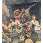 Giuseppe Aureli, The Inn with Figures - Giuseppe Aureli (1858 - 1929)