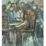 UNIDENTIFIED SIGNATURE, Figures at a table