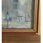 UNIDENTIFIED SIGNATURE, Figures at a table