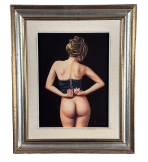 UNIDENTIFIED SIGNATURE, Nude Woman seen from the back
