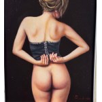 UNIDENTIFIED SIGNATURE, Nude Woman seen from the back