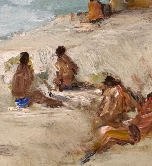Gaetano Bocchetti, Figures by the Seaside - Gaetano Bocchetti (1888 - 1990)