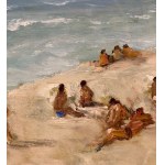 Gaetano Bocchetti, Figures by the Seaside - Gaetano Bocchetti (1888 - 1990)