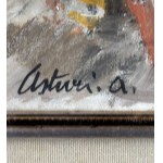 ANTONIO ASTURI, Rustic Scene - ANTONIO ASTURI (1904 - 1986)