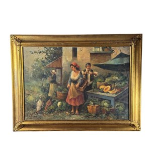 UNIDENTIFIED SIGNATURE, Fruit seller