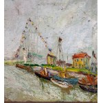 UNIDENTIFIED SIGNATURE, Harbor scene