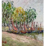 UNIDENTIFIED SIGNATURE, Harbor scene