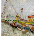 UNIDENTIFIED SIGNATURE, Harbor scene