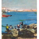 R. CARIGNANI, Neapolitan seascape - R. CARIGNANI