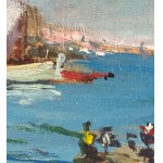 R. CARIGNANI, Neapolitan seascape - R. CARIGNANI