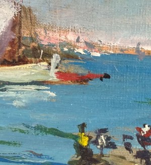 R. CARIGNANI, Neapolitan seascape - R. CARIGNANI