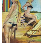 SCUOLA ITALIANA, Two Women by the Sea