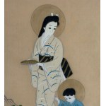 SCUOLA ORIENTALE, Woman in Kimono with Child