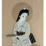 SCUOLA ORIENTALE, Woman in Kimono with Child