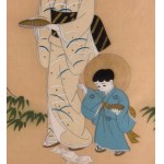 SCUOLA ORIENTALE, Woman in Kimono with Child