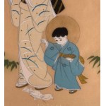 SCUOLA ORIENTALE, Woman in Kimono with Child