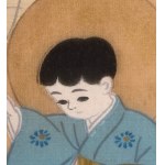 SCUOLA ORIENTALE, Woman in Kimono with Child