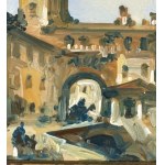 A. Mariani, Landscape with Figures - A. Mariani
