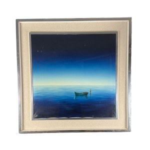 O. Padovani, Seascape with Boat - O. Padovani
