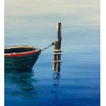 O. Padovani, Seascape with Boat - O. Padovani