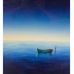O. Padovani, Seascape with Boat - O. Padovani