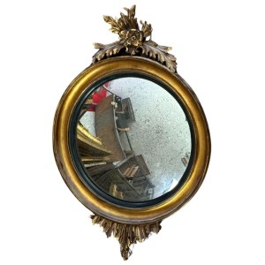 Convex mercury mirror