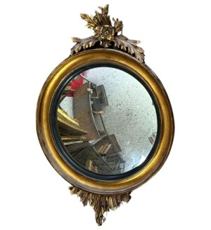 Convex mercury mirror