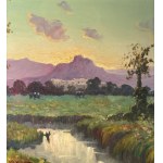 C. Mile, Landscape with Figures - C. Mile